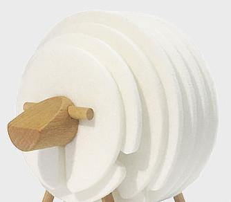 Sheep Shape Anti Slip Drink Coasters - Image 6