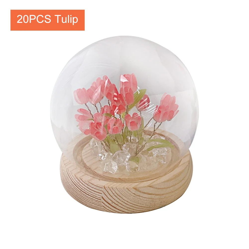 Shiny Tulip Handmade Night Lamp - Image 11