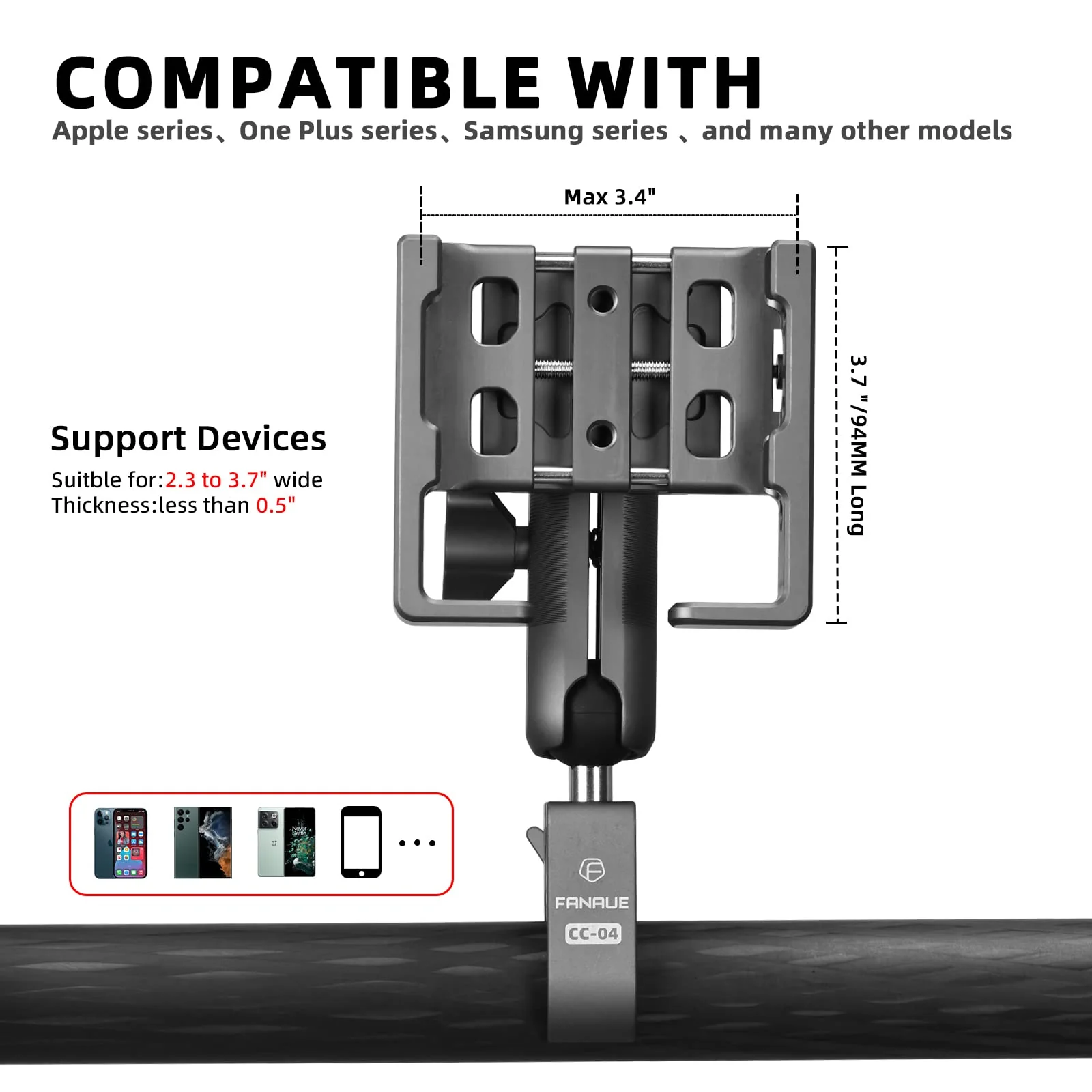 Shock Resistant Easy Carry Bike Phone Holder - Image 4