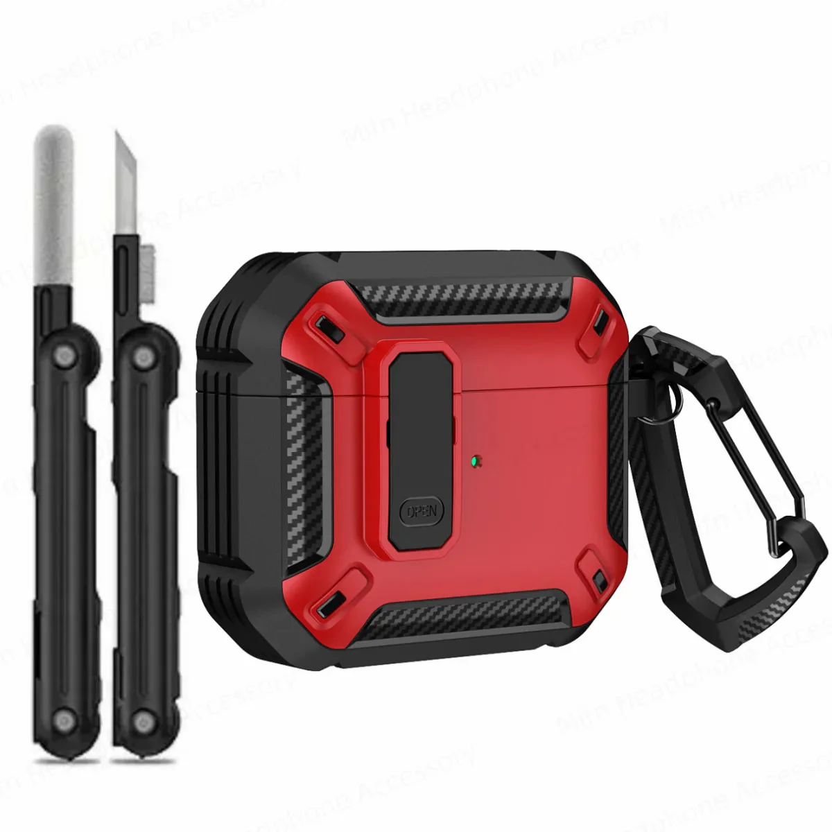 Shock Shield Keychain AirPods Case - Image 7