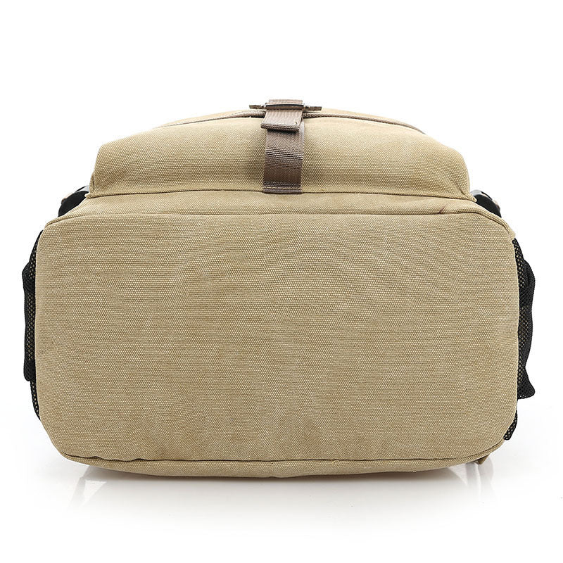 Shoulder Strap Zipper Solid Casual Backpack - Image 14