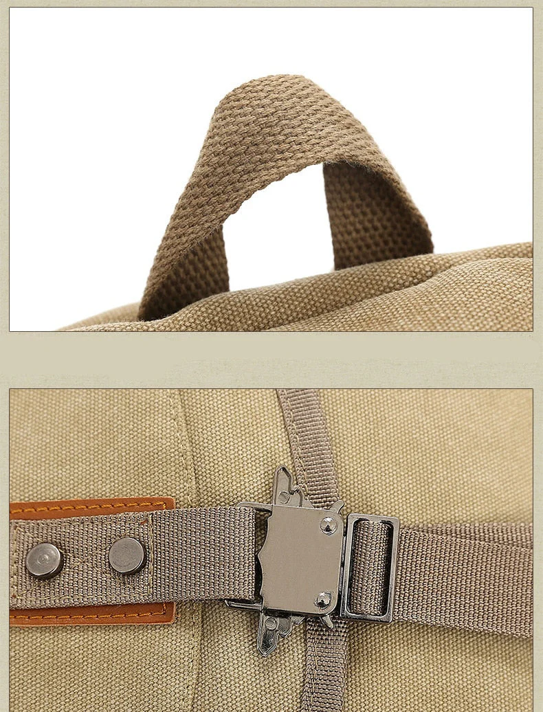 Shoulder Strap Zipper Solid Casual Backpack - Image 21
