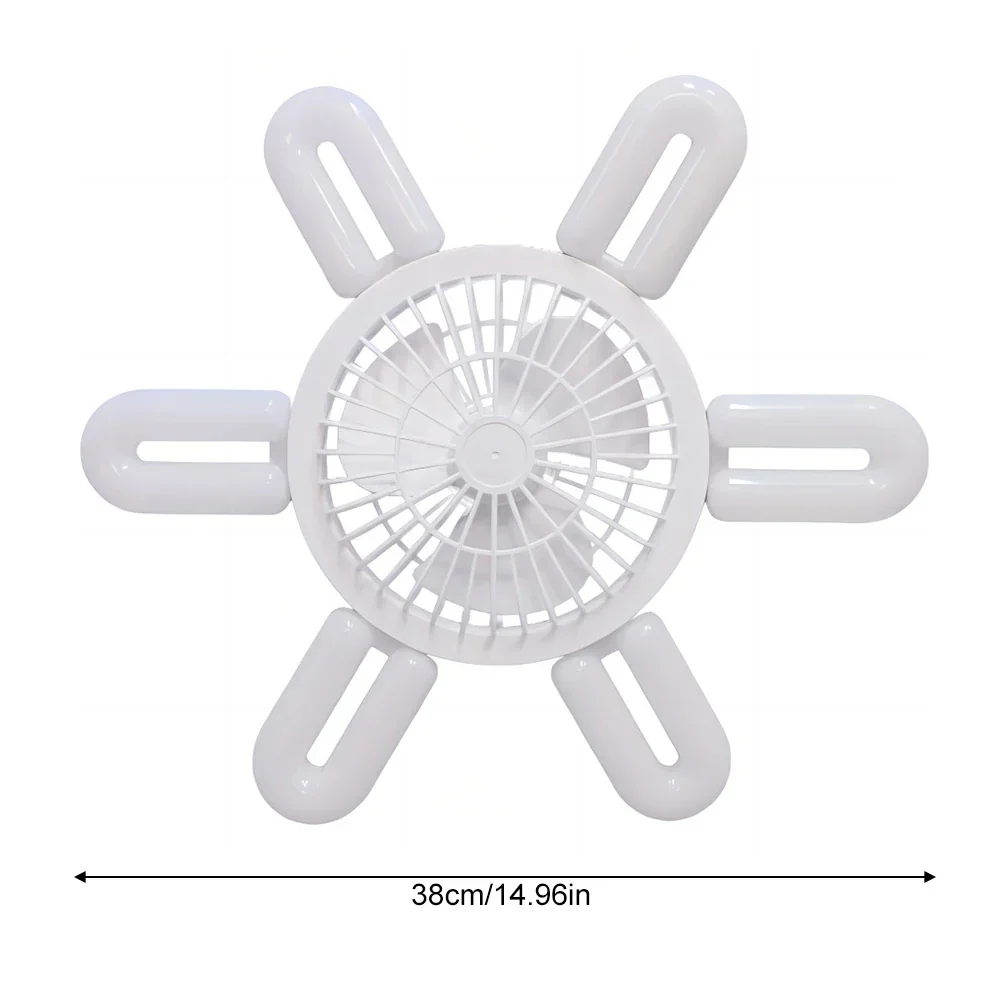 Silent Adjustable Remote Control Ceiling Foldable Fan Lamp - Image 8