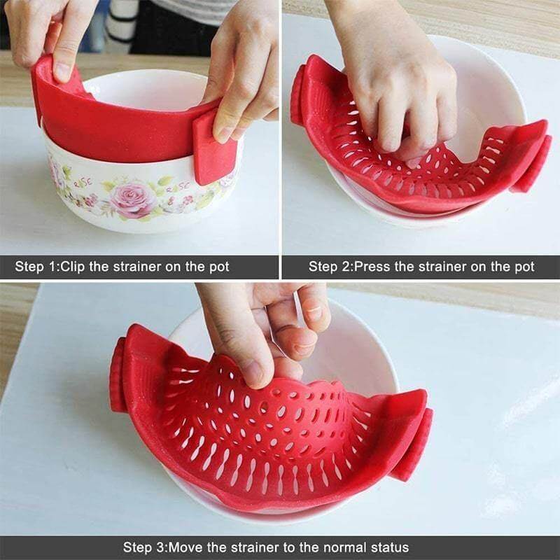 Silicone Pot Side Drainer - Image 9
