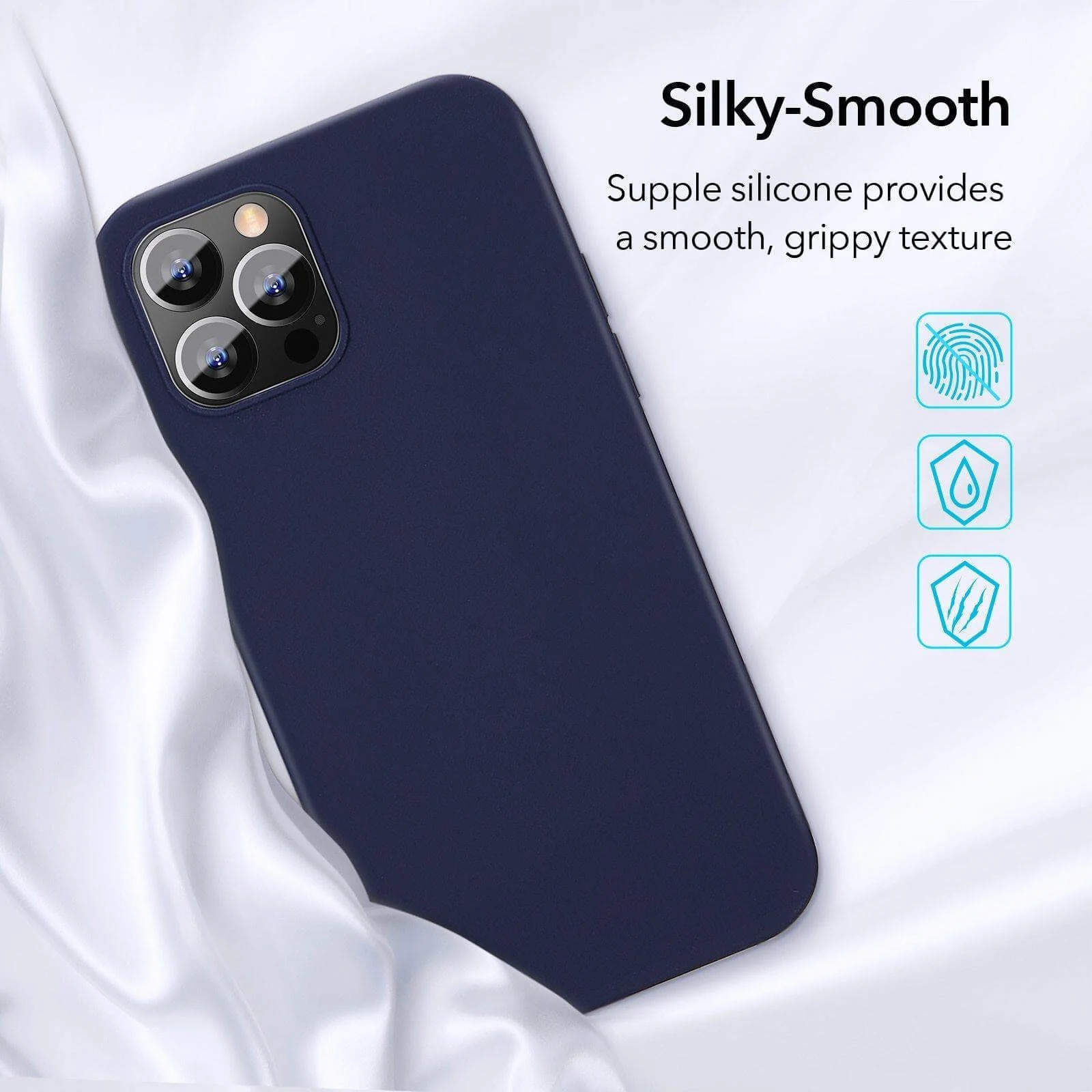 Silicone Slim Rubber Business iPhone 12 Case - Image 9