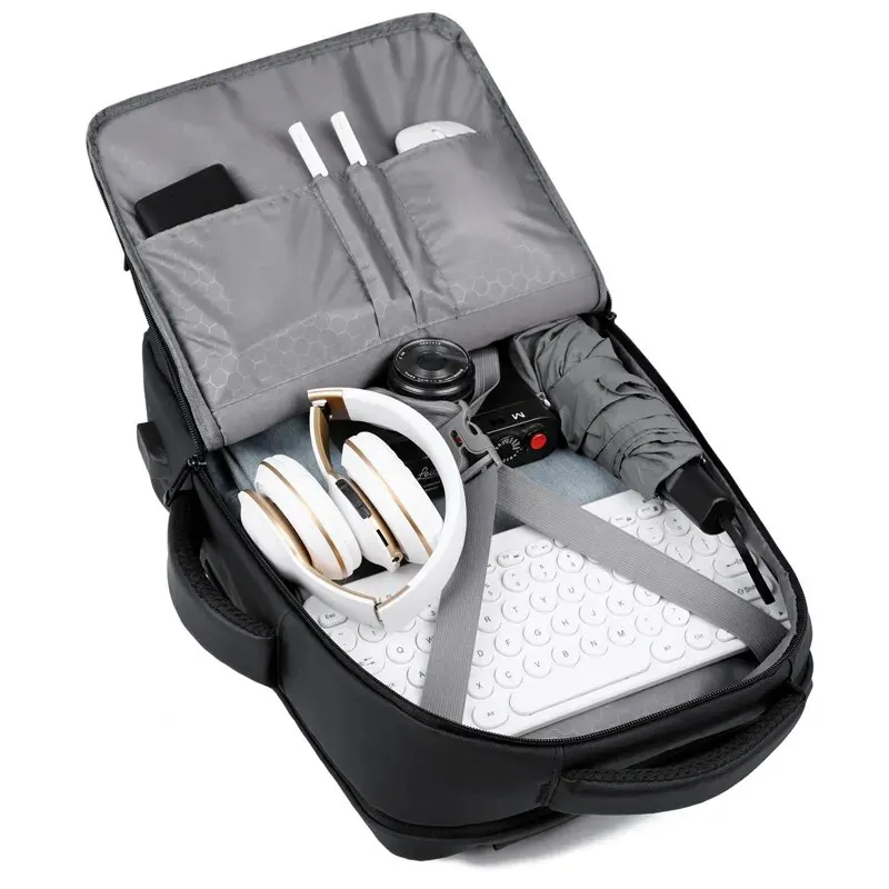 Simple Life USB Charging Business Backpack - Image 6