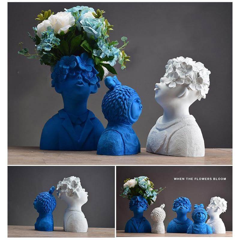 Simple Modern Resin Kid Vases - Image 4