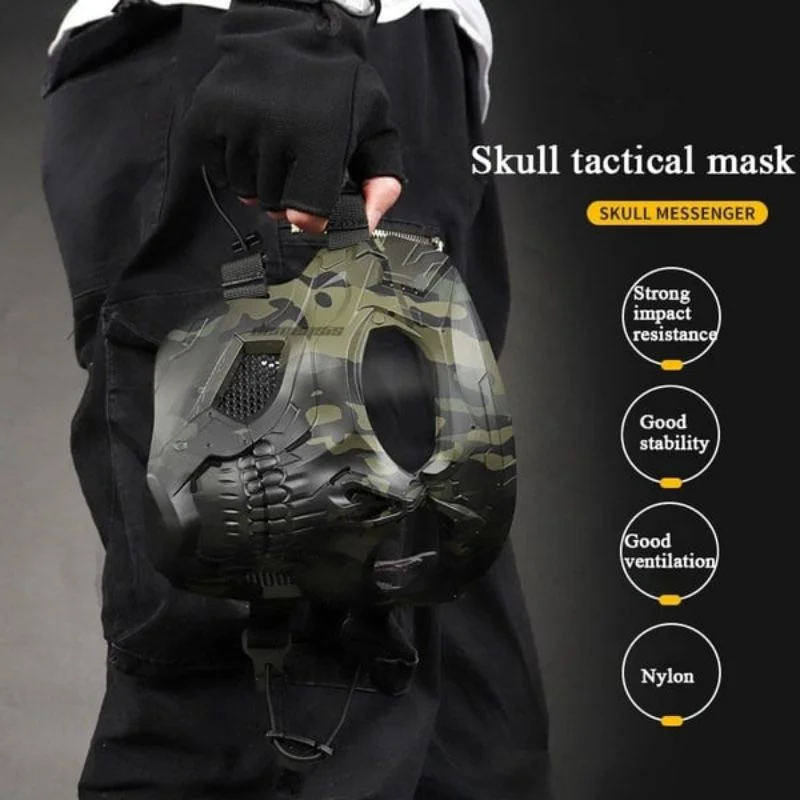 Skull Horror Off-Road Motorcycle Mask - Image 2