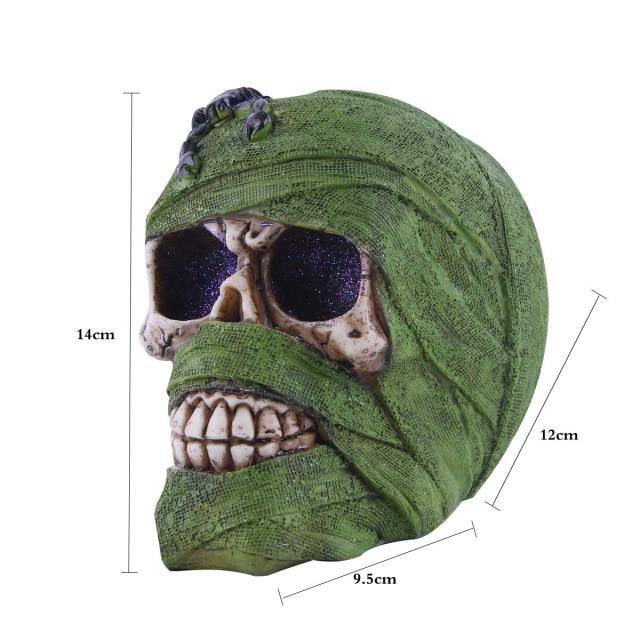 Skull Resin Skeleton Army Figurine Halloween Decoration - Image 26