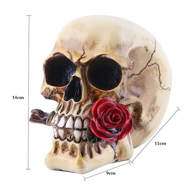 Skull Resin Skeleton Halloween Decoration - Image 13