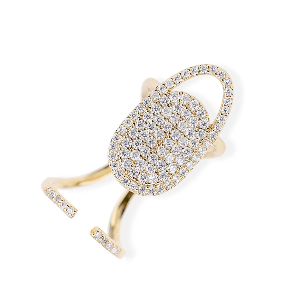 Sleek Line Gothic Metal Thin Nail Rings - Image 22