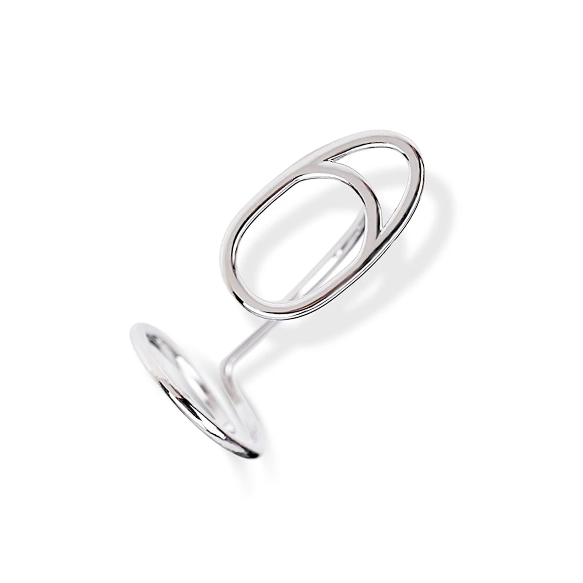Sleek Line Gothic Metal Thin Nail Rings - Image 25