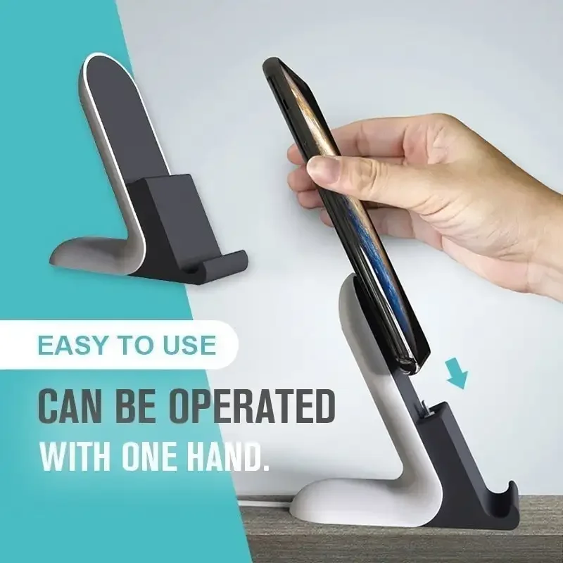 Sleek Minimalist One-Handed Chargin Stand Phone Holder - Image 3