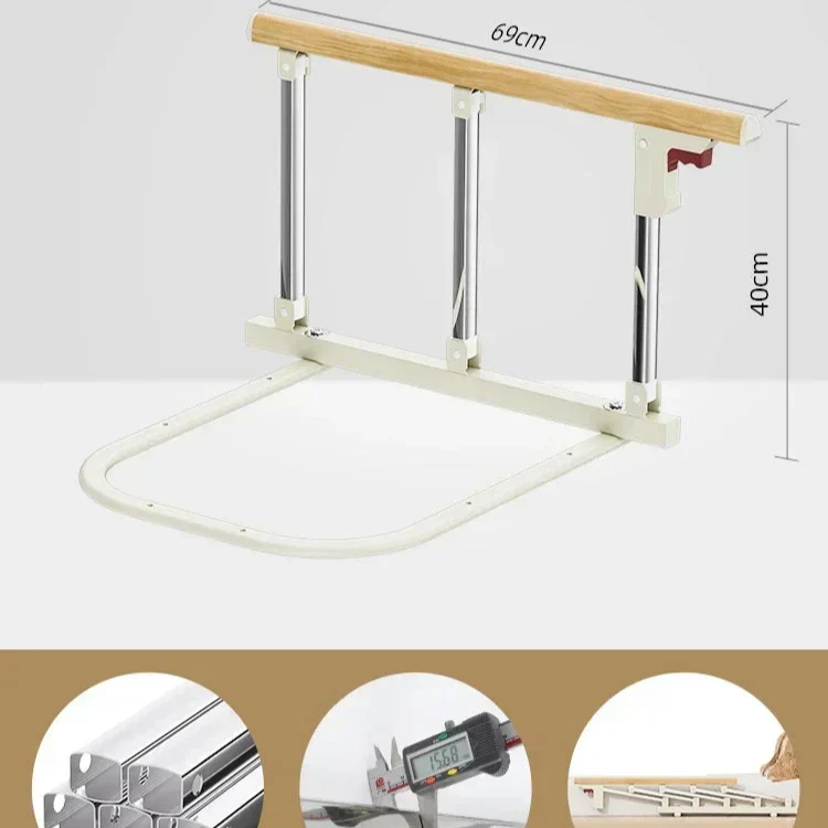 Sleep Guard Elderly Assist Anti-fall Foldable Bed Rail Barrier - Image 8