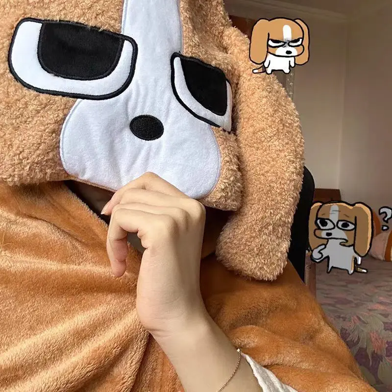 Sleepy Dog Hooded Wearable Blanket - Image 4