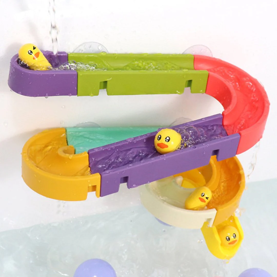 Sliding Ducks Stackable Kids Bath Toy - Image 3