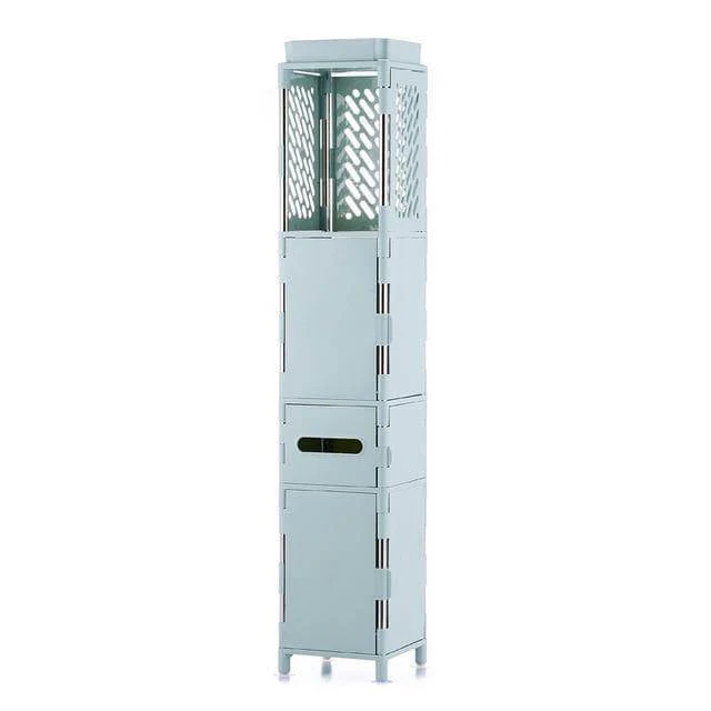 Small Bathroom Floor Cabinet Organizer - Image 12