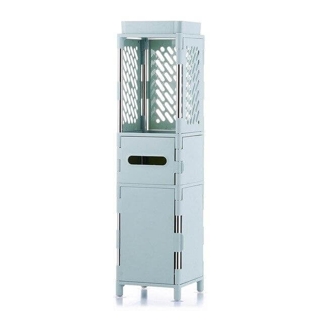 Small Bathroom Floor Cabinet Organizer - Image 2
