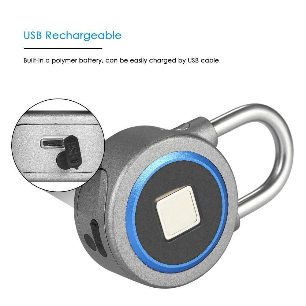 Smart Anti-theft Fingerprint Keyless Padlock - Image 9