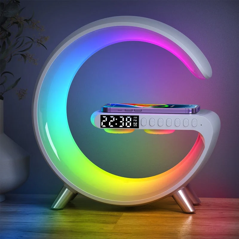 Smart Aurora Wireless Charger Bluetooth Speaker - Image 3
