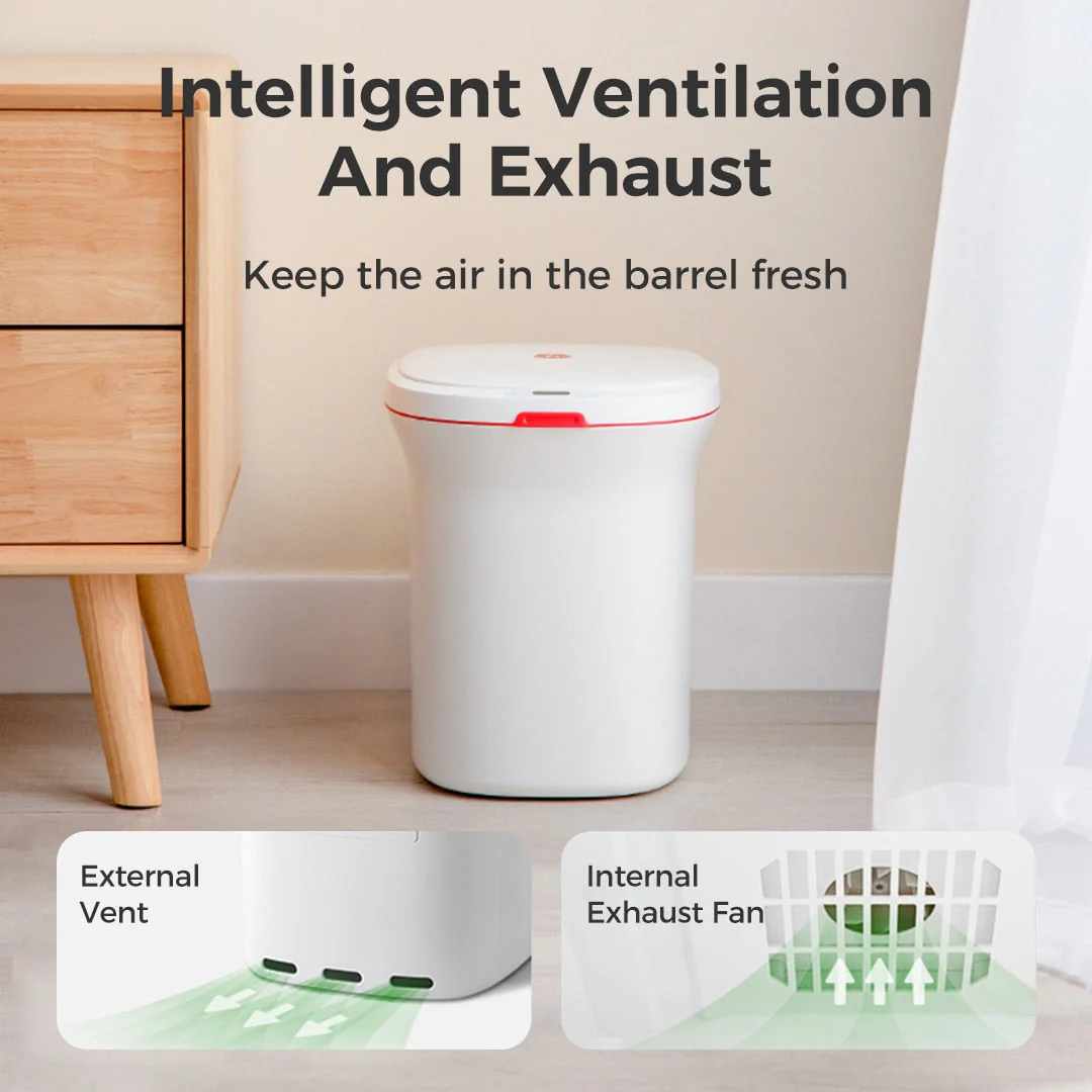 Smart Automatic Bagging Smart Sensor Trash Can - Image 3