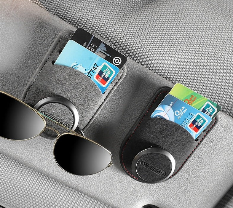 Smart Car Sun Visor Card Glasses Holder - Image 2