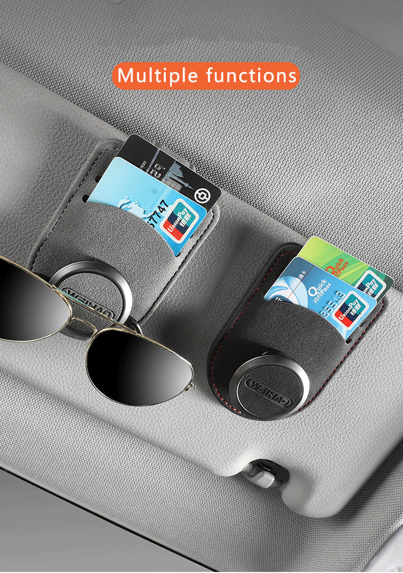 Smart Car Sun Visor Card Glasses Holder - Image 3