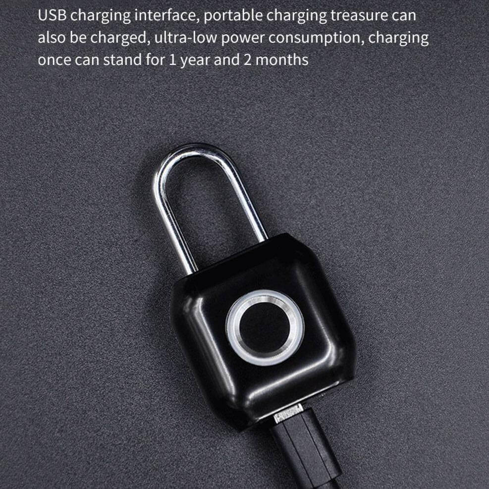 Smart Keyless Waterproof USB Fingerprint Lock - Image 4