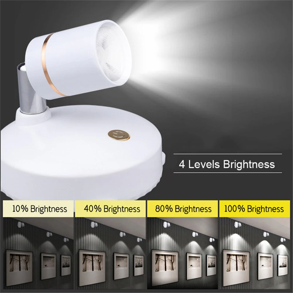 Smart LED Remote Control Rechargeable Spotlight - Image 4