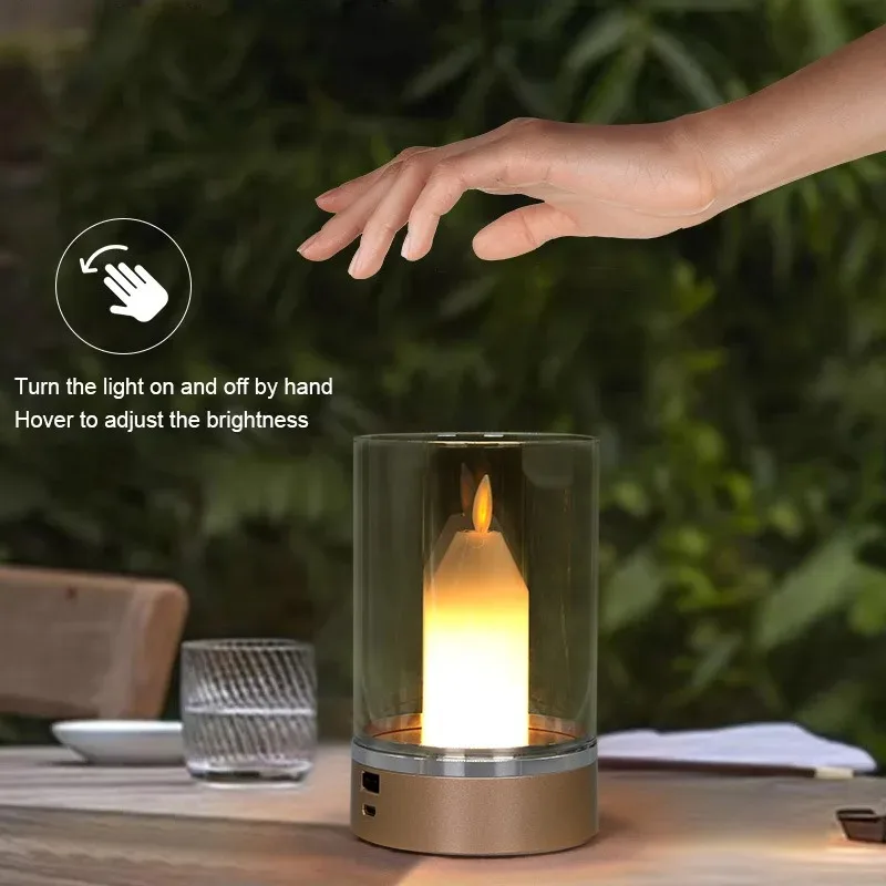 Smart Sensor Hover LED Flameless Candle Lamp - Image 2