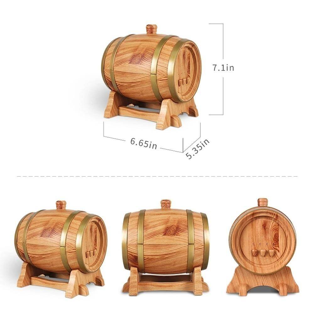 Smart Wine Barrel Aroma Diffuser  with Bluetooth Speaker - Image 3