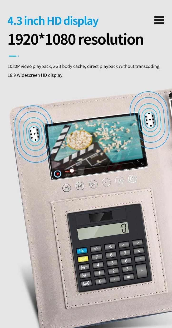 Smart Wireless Charging Business Notebook - Image 2