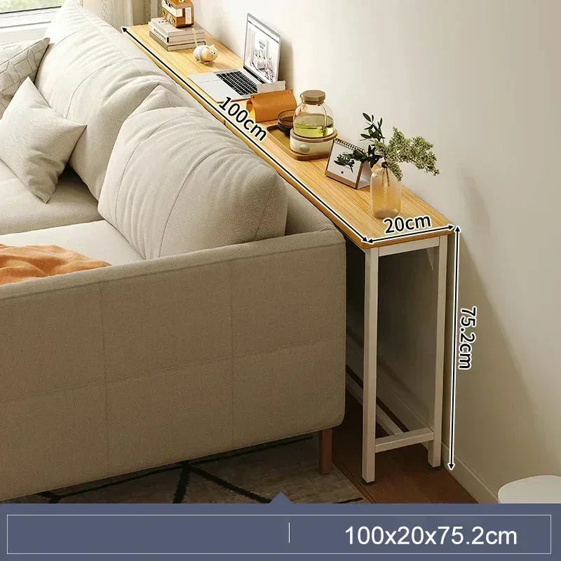 Sofa Gap Table Narrow Modern Space-Saving Table - Image 14