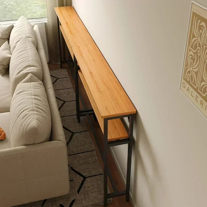 Sofa Gap Table Narrow Modern Space-Saving Table - Image 3