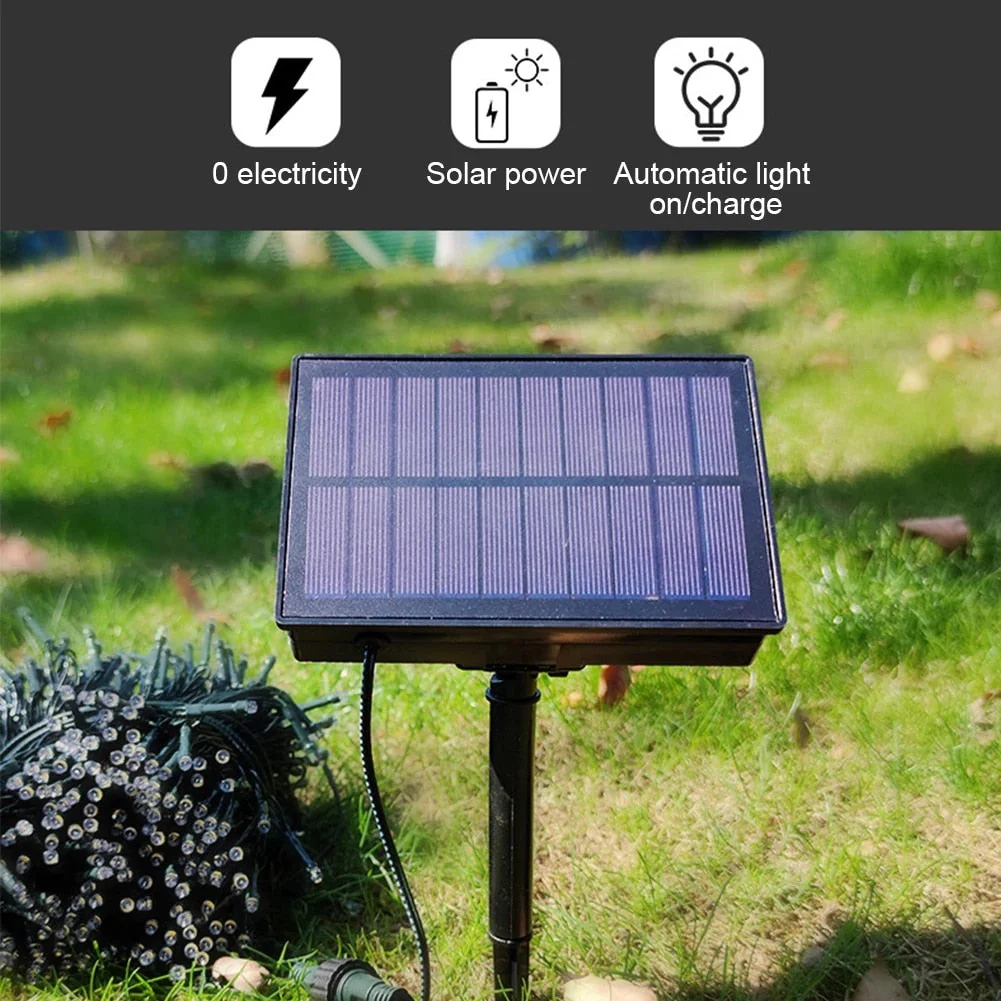 Solar Crystal Waterproof Fairy Outdoor Lights - Image 5