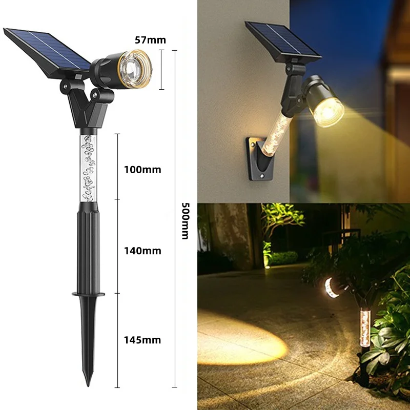 Solar LED Garden Home Outdoor Pathway Spotlights - Image 6