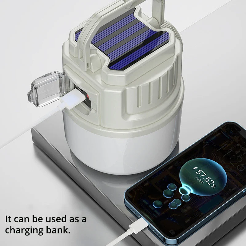 Solar LED Outdoor USB Rechargeable Explorer Camping Light - Image 8