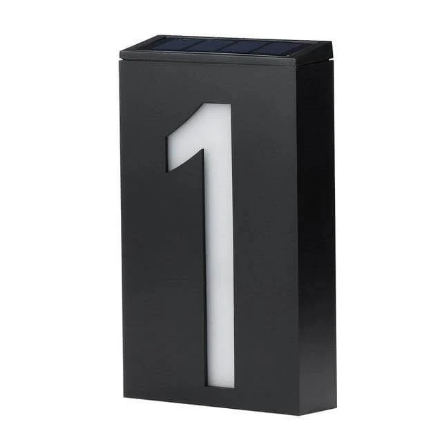Solar Powered LED Light House Numbers - Image 5