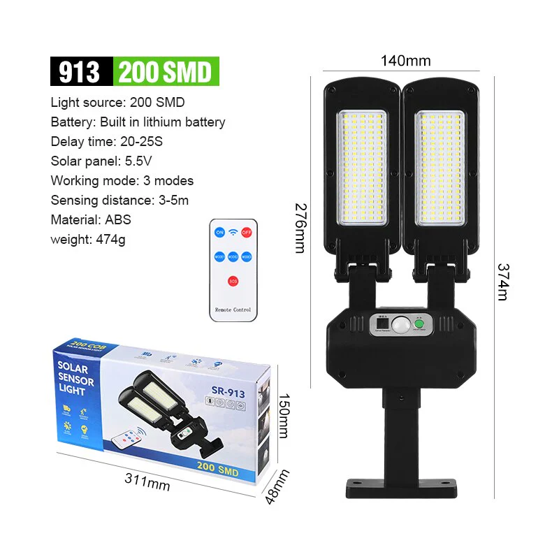 Solar-Powered Smart Waterproof Motion Sensor Lamp - Image 6