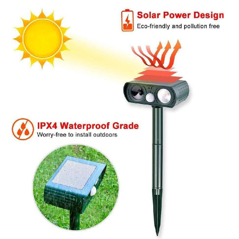 Solar Powered Ultrasonic Animal Repeller - Image 6