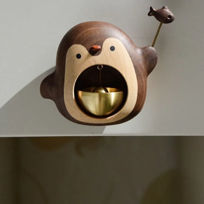 Solid Wood Cute Hanging Door Bell - Image 9