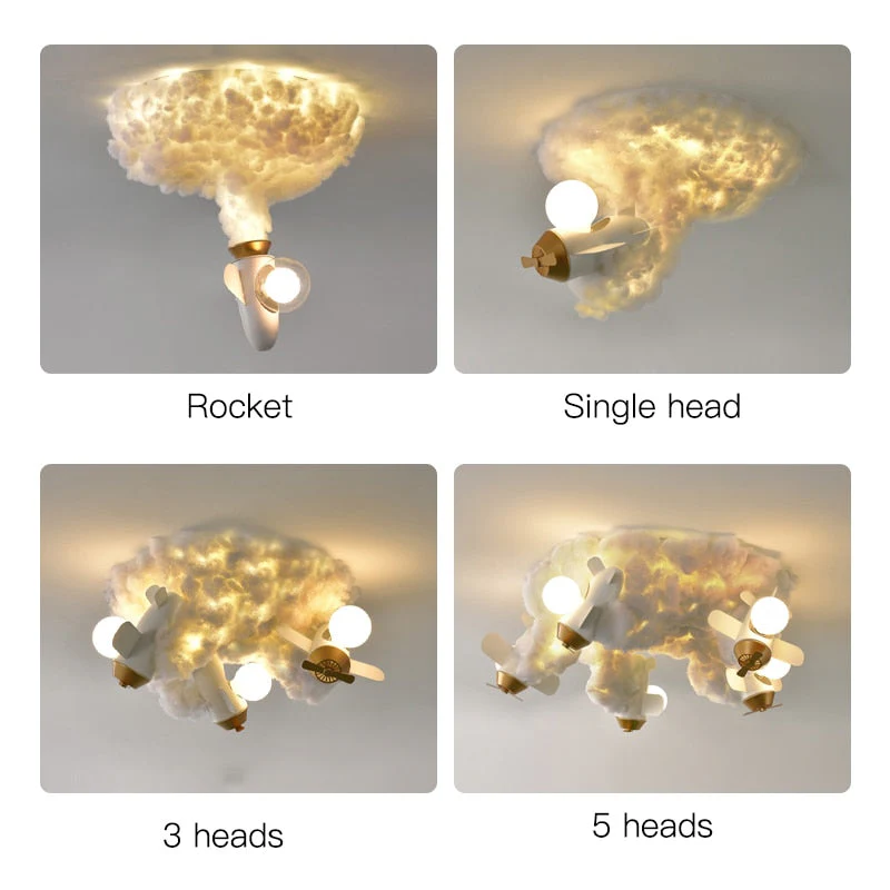 Space Blast Rocket LED Ceiling Lamp - Image 5