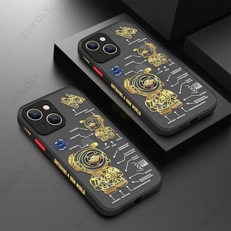 Space Road Relax Astronaut iPhone Case - Image 5