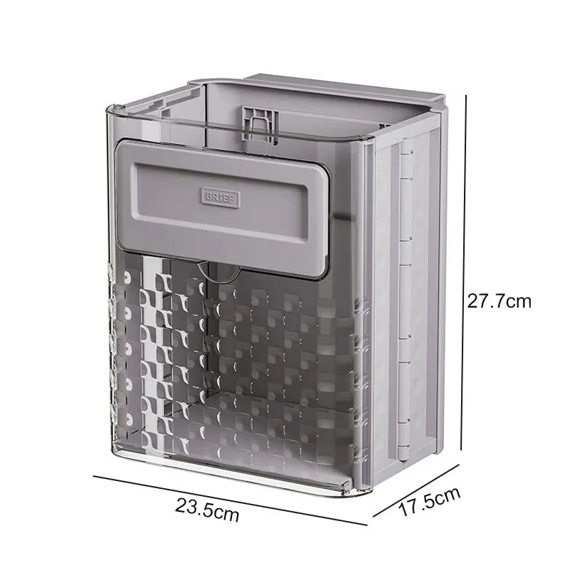 Space Saver Door Hanging Foldable Garbage Can - Image 8