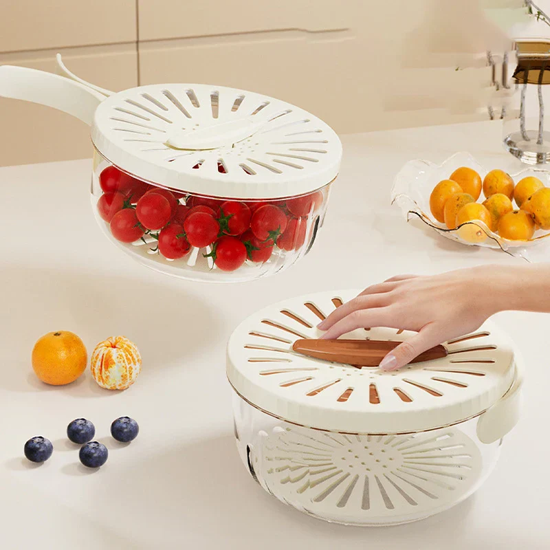 Space Saving Vegetable Fruit Drainer Basket - Image 7