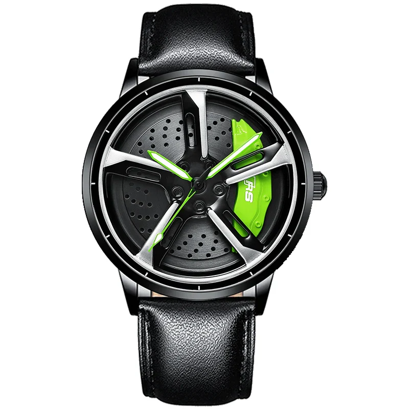 Speedster Chrono Quartz Spinning Wheel Men Watch - Image 12