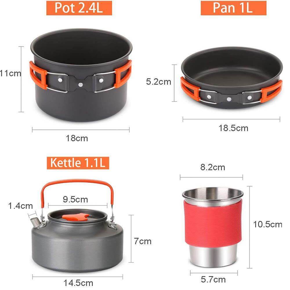 Spider X Camping Stove Set with Cookware - Image 3