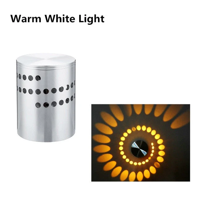 Spiral Hole RGB LED Fun Wall Light - Image 11