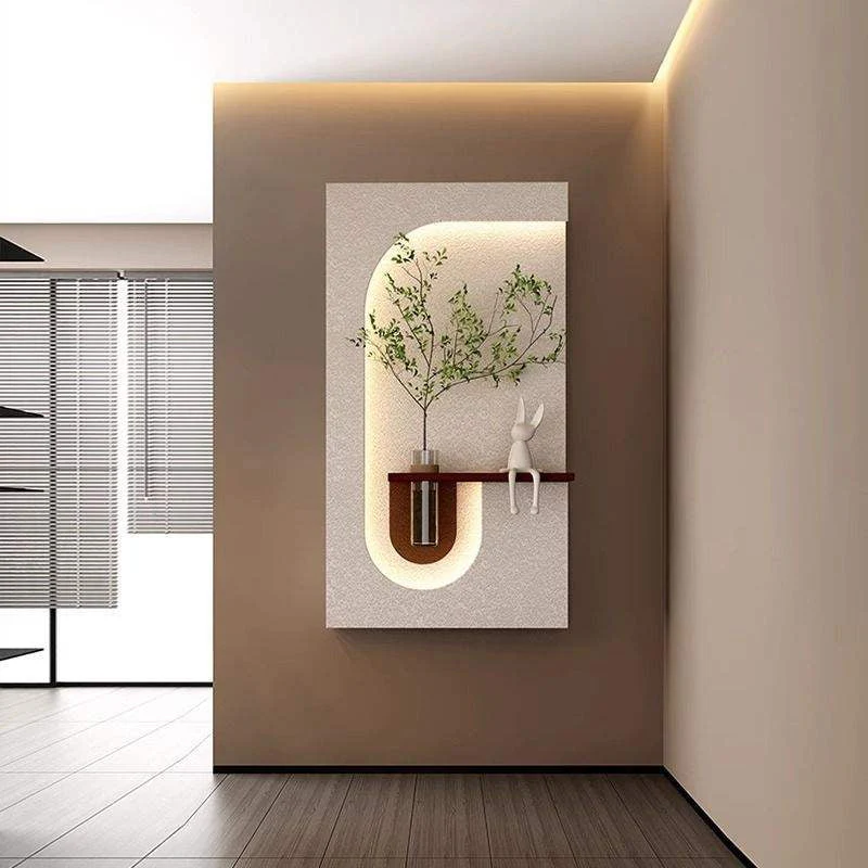 Spiral Sprout LED Backlit Wall Flower Shelf - Image 5