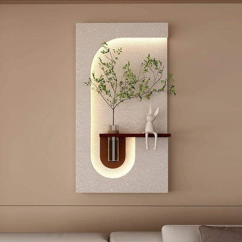 Spiral Sprout LED Backlit Wall Flower Shelf - Image 7